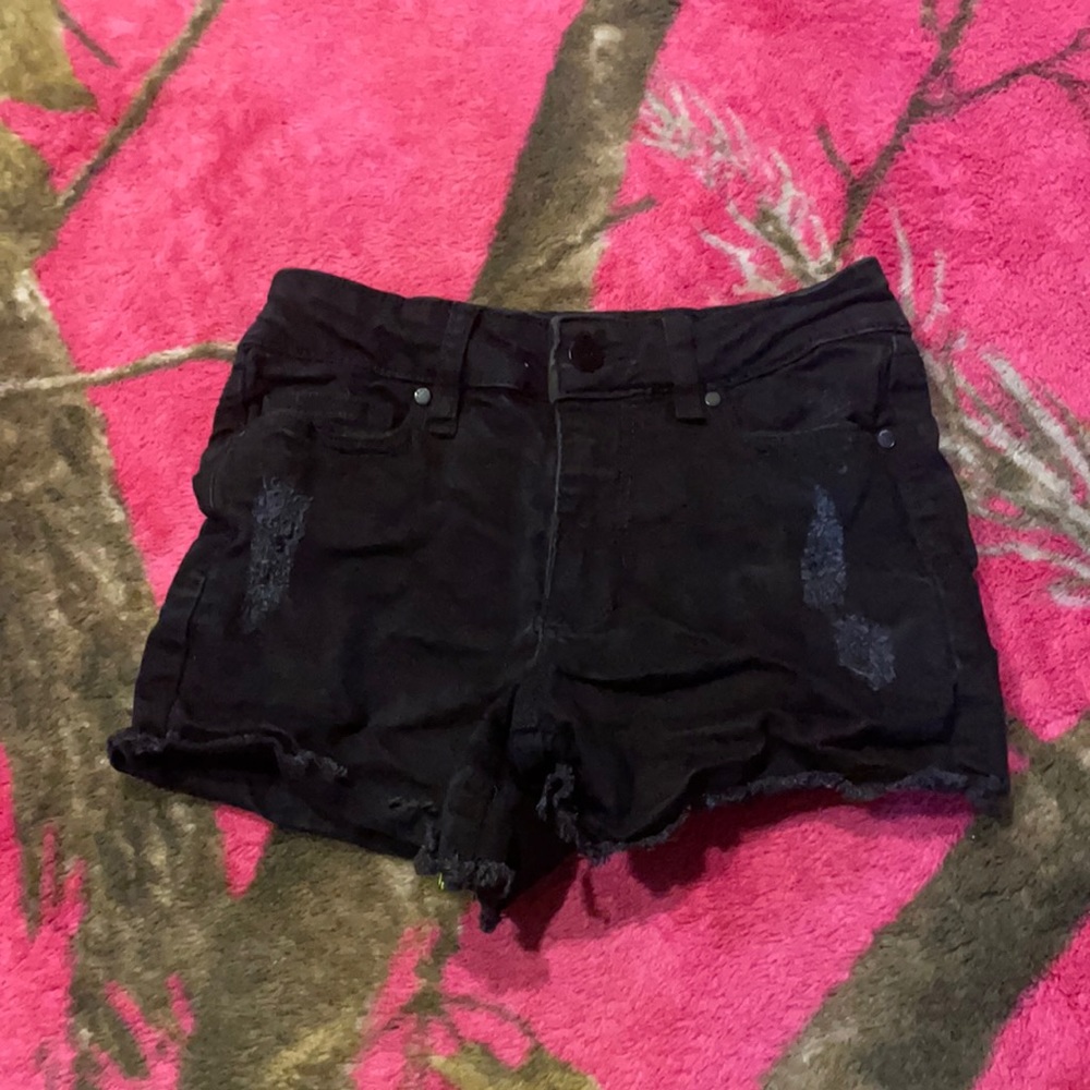 Size 12 children's black shorts